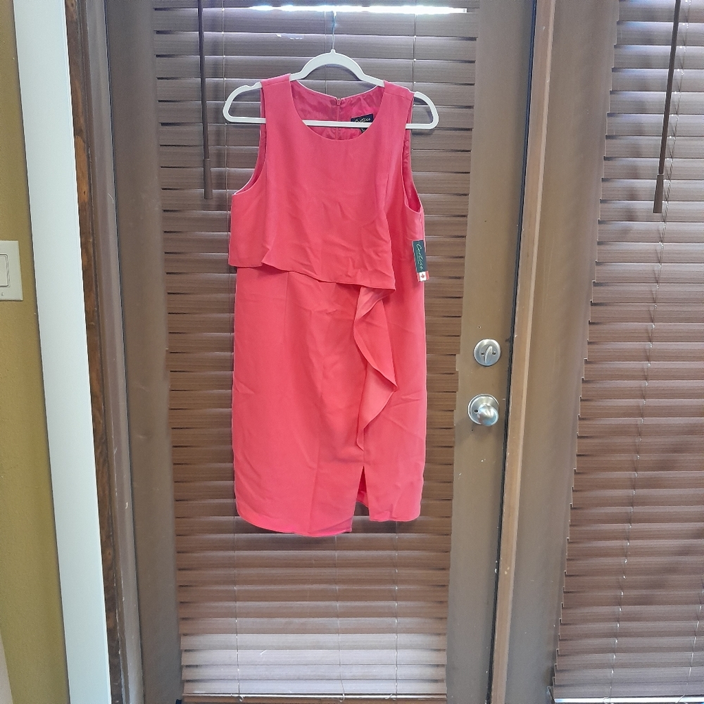 🌺 Cartier Women dress Coral USA size 12